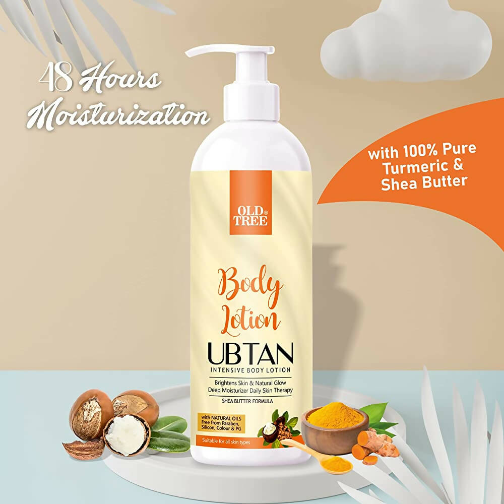 Old Tree Ubtan Body Lotion for Brightening Skin