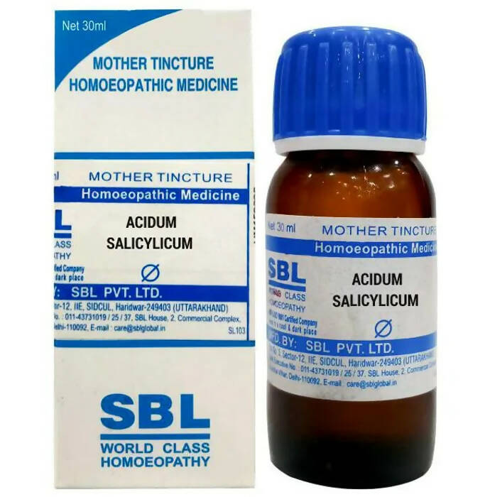 SBL Homeopathy Acidum Salicylicum Mother Tincture Q - BUDEN