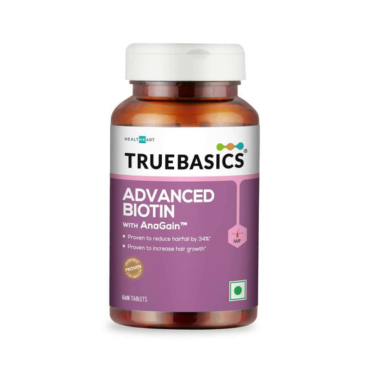 TrueBasics Advanced Biotin with AnaGain Tablets -  USA 