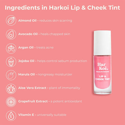 The Harkoi Lip & Cheek Tint- Milky Pink