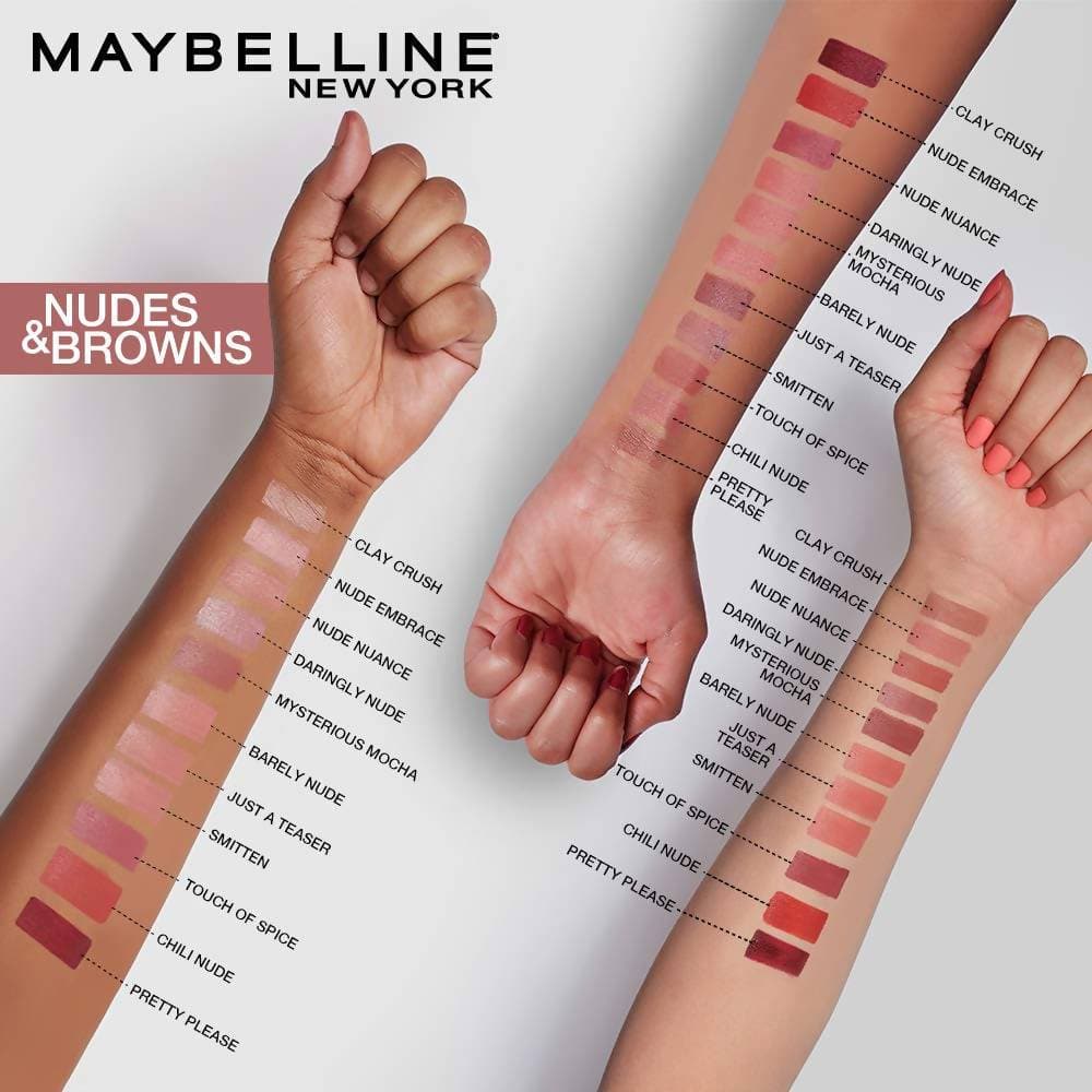 Maybelline New York Color Sensational Creamy Matte Lipstick / Chilli Nude