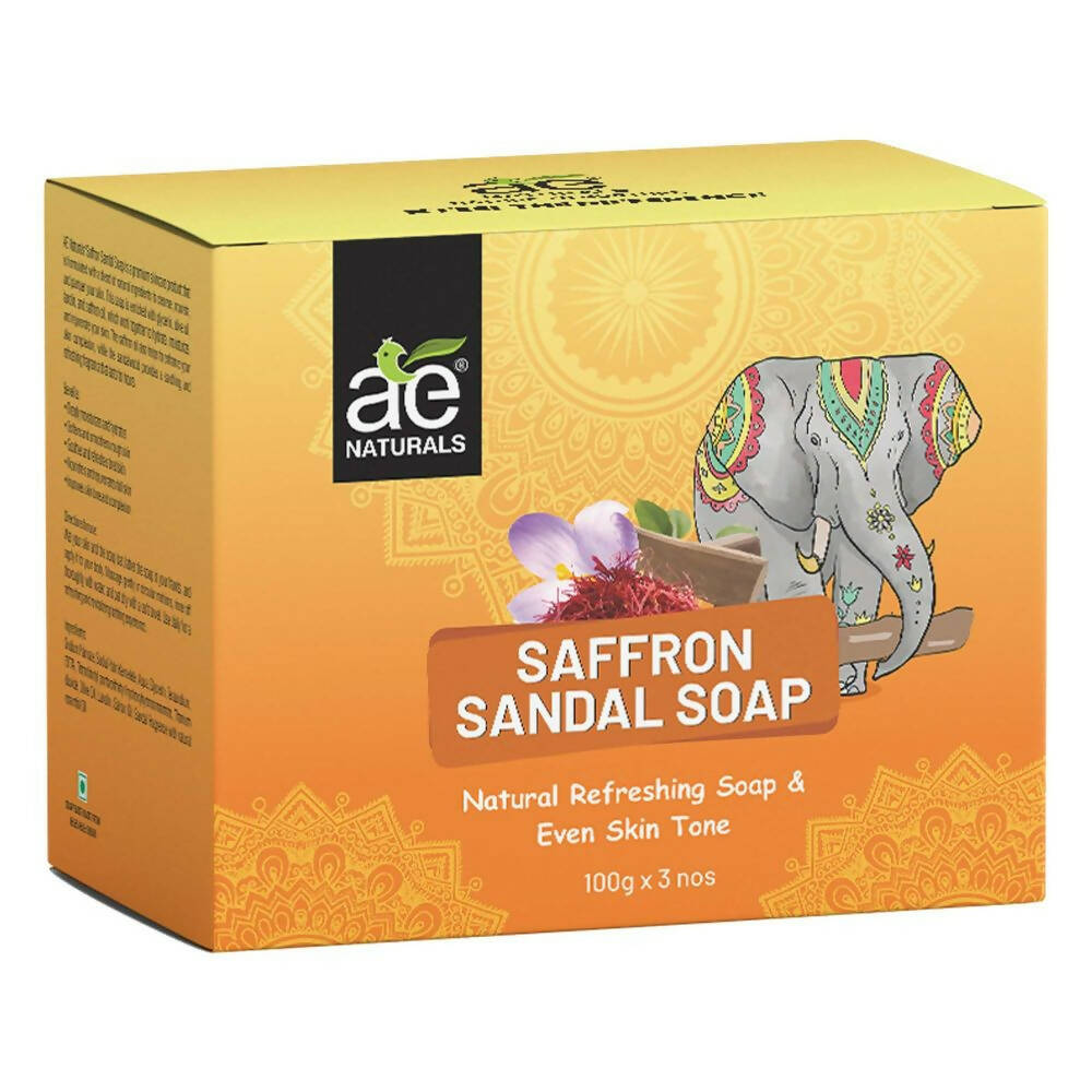 Ae Naturals Saffron & Sandal Soap - BUDNEN