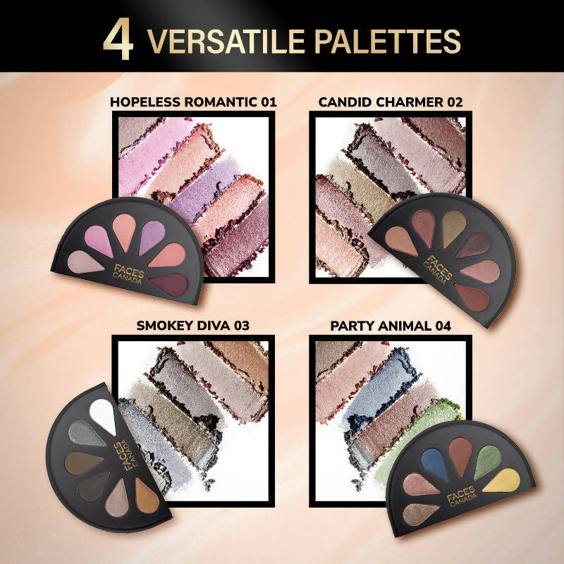 Faces Canada 6 In 1 Eyeshadow Palette - Candid Charmer