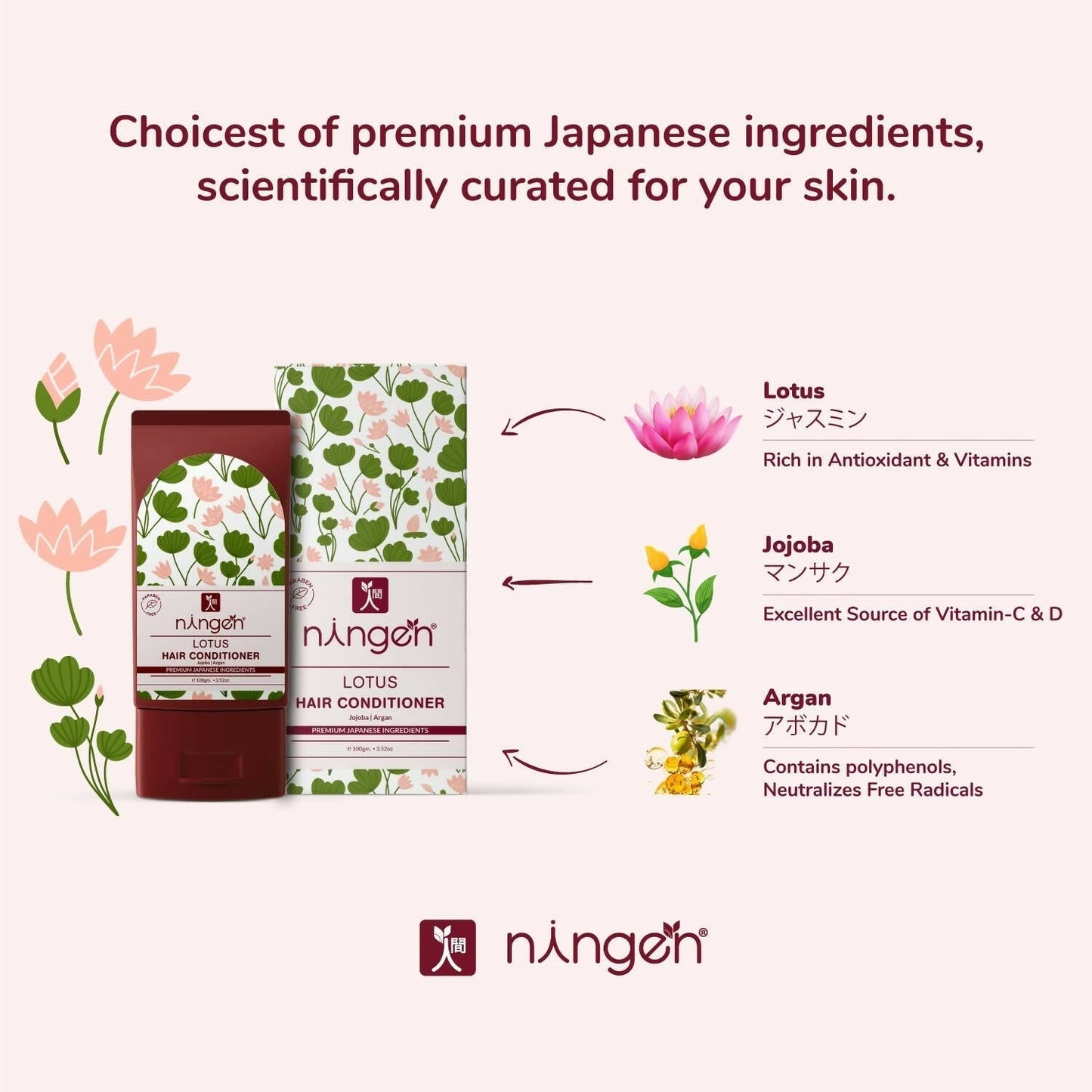 Ningen Lotus Hair Conditioner