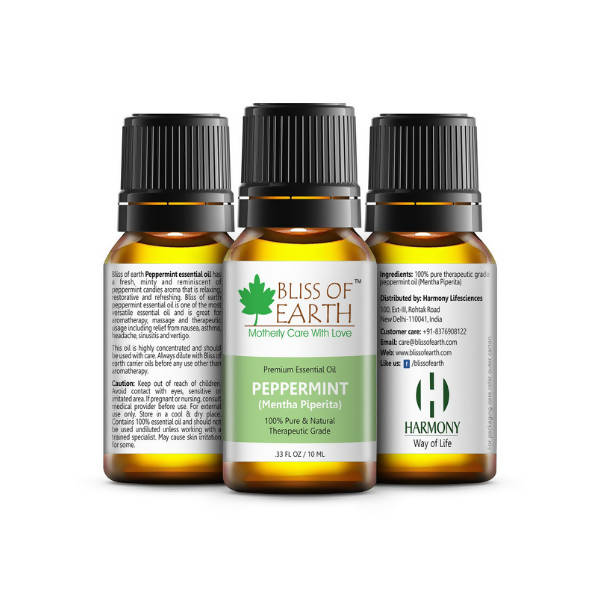 Bliss of Earth Premium Essential Oil Peppermint