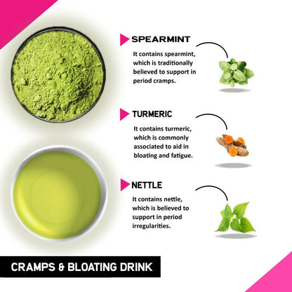 Just Vedic Cramps & Bloating Drink Mix