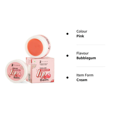 Pilgrim Spanish Lip Balm (Bubblegum) For Dark Lips, Soothing & Hydrating Dry & Chapped Lips