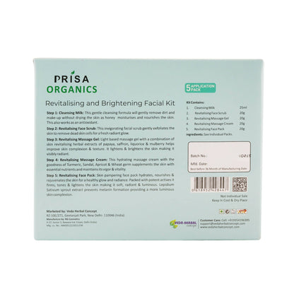 Prisa Organics Whitening Facial Kit