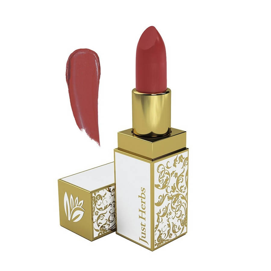 Just Herbs Herb Enriched Ayurvedic Lipstick (Serin_6_Burnt_Red) (4.2 Gm) - BUDNE