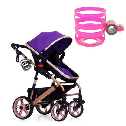 Safe-O-Kid Universal Stroller & Pram cup or Mug holder for kids- Pink