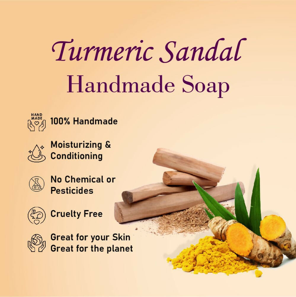 Prakriti Herbal Soap Turmeric and Sandal