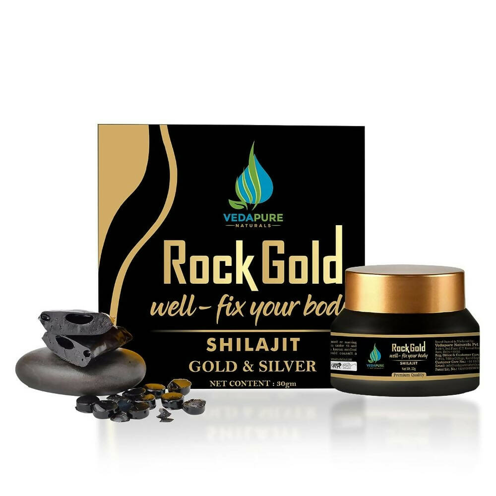 Vedapure Rockgold Well Fix Your Body Gold & Silver Sj Resin - BUDEN