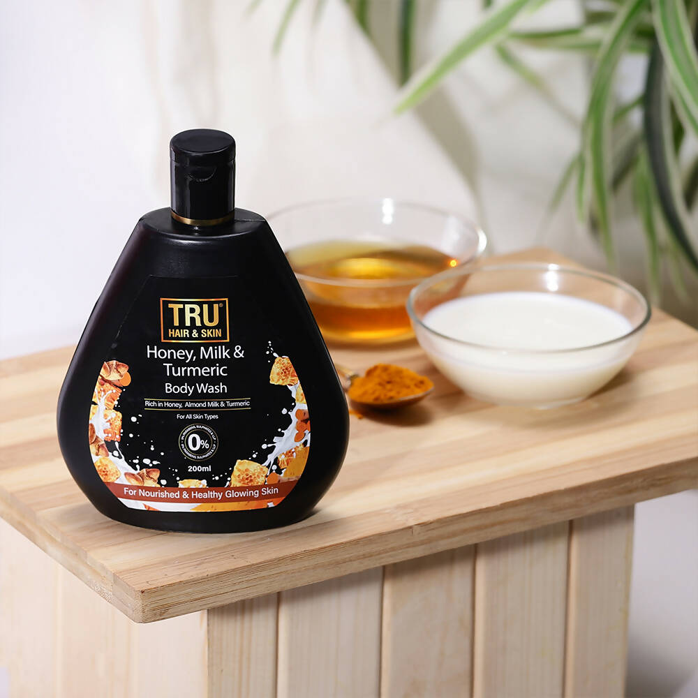 Tru Hair & Skin Honey, Milk & Turmeric Body Wash