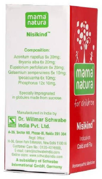 Dr. Willmar Schwabe India Mama Natura Nisikind Globules