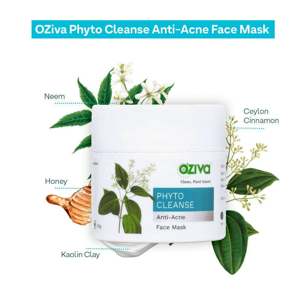 OZiva Phyto Cleanse Anti-Acne Face Mask