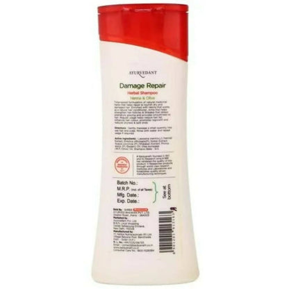 Baidyanath Jhansi Ayurvedant Damage Repair Herbal Shampoo - Henna & Olive
