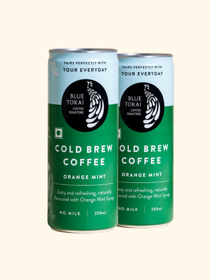 Blue Tokai Cold Brew Coffee Orange Mint Can