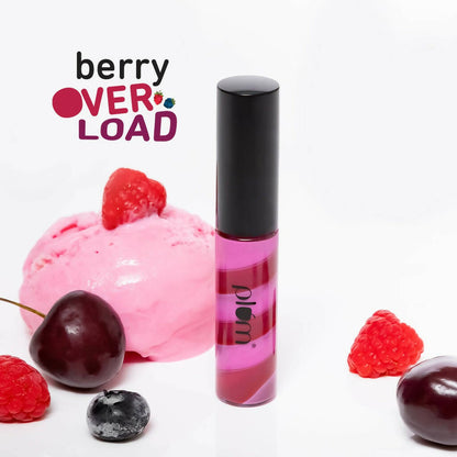 Plum Soft Swirl Lip Gloss 3 Shades In 1 & 124 Berry Overload