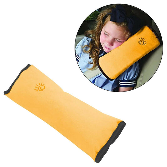 Safe-O-Kid Car Safety Cushioned Seat Belt Strap for Baby Safety- Yellow -  USA, Australia, Canada 