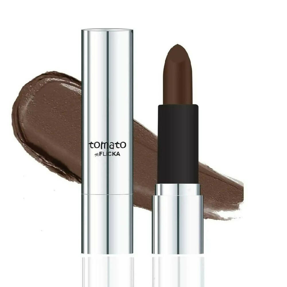 Flicka Tomato Brown Matte Finish Lipstick Shade 11