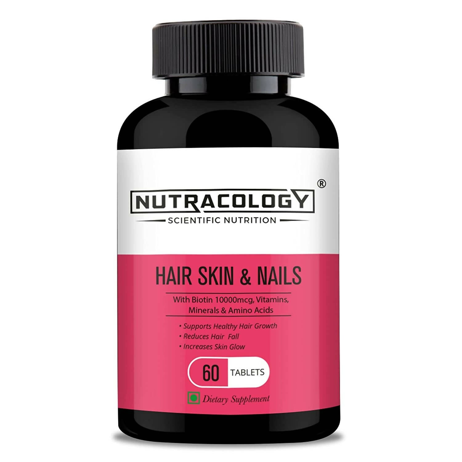 Nutracology Hair Skin & Nails For Hair Growth, Glowing Skin & Strong Nails Tablets - BUDEN