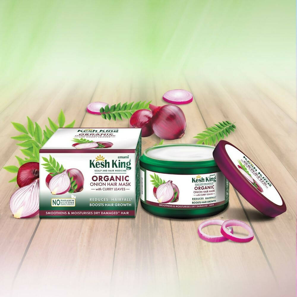 Kesh King Organic Onion Hair Mask With Curry Leaves