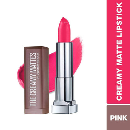 Maybelline New York Color Sensational Creamy Matte Lipstick / 630 Flaming Fuchsia