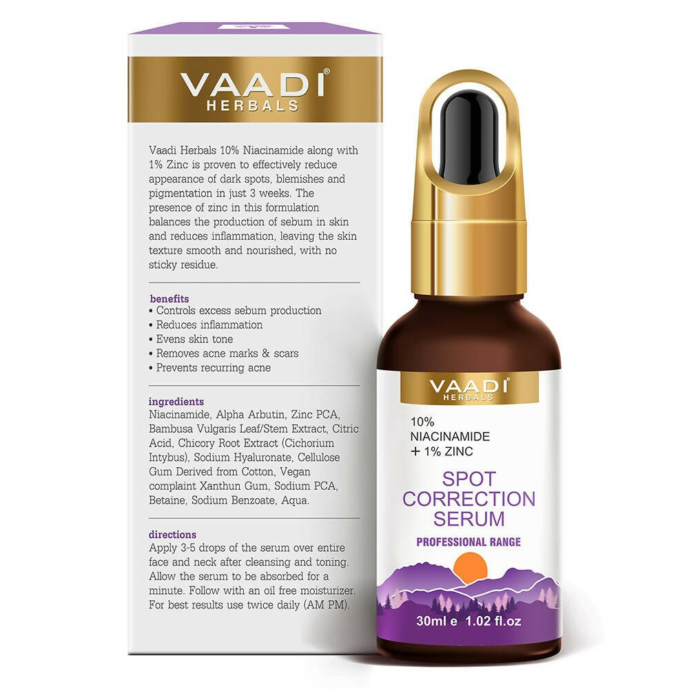 Vaadi Herbals Spot Correction Serum With 10 % Niacinamide & 1% Zinc