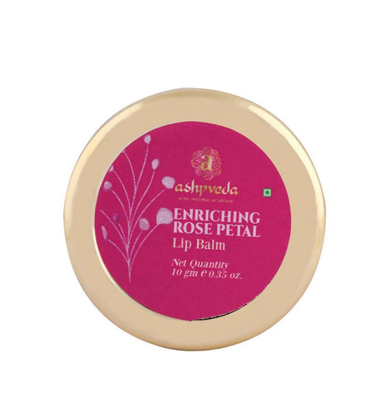 Ashpveda Enriching Rose Petal Lip Balm - BUDNE