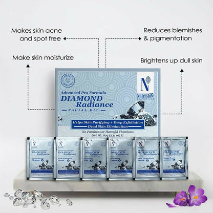 NutriGlow NATURAL'S Advanced Pro Formula Diamond Radiance Facial Kit