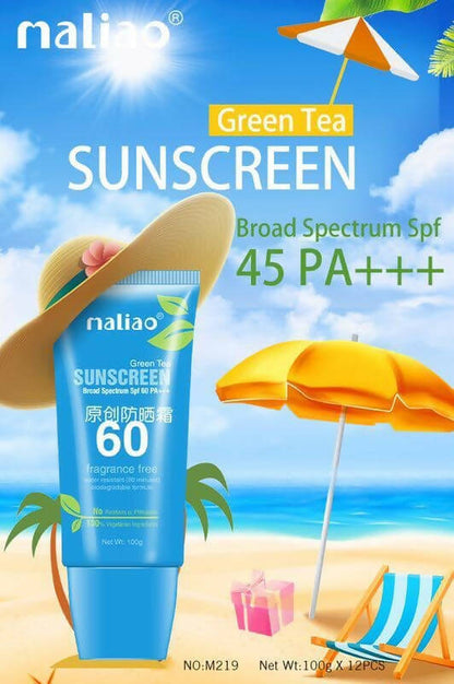 Maliao Professional Green Tea Sunscreen Lotion SPF 60