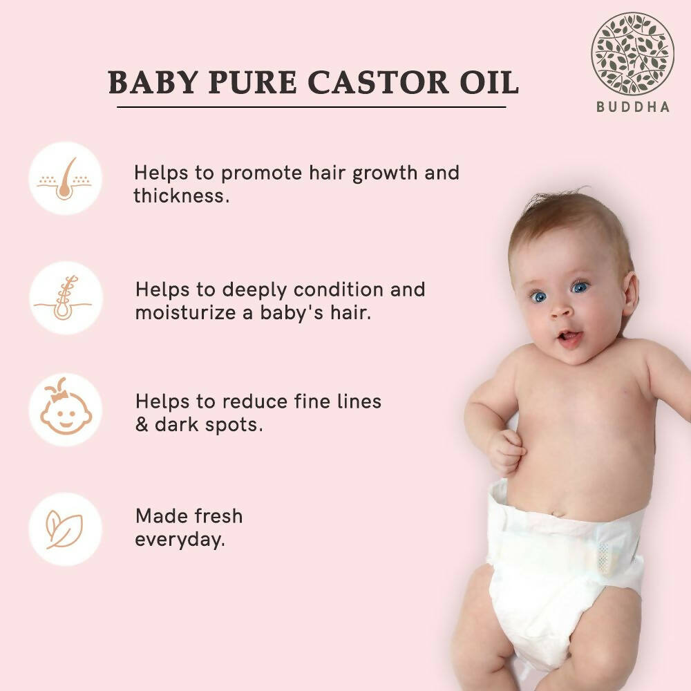 Buddha Natural Baby Castor Oil Cold Pressed Extra Virgin