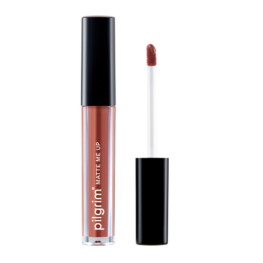 Pilgrim Matte Me Up Liquid Lipstick - Nude Obsessed - BUDNE