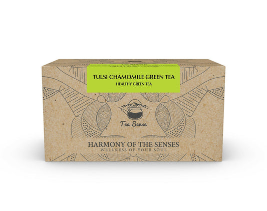 Tea Sense Tulsi Chamomile Green Tea Bags Box - buy in USA, Australia, Canada