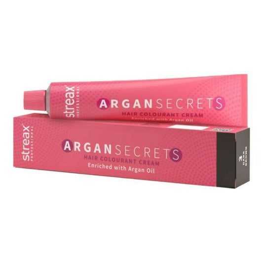 Streax Professional Argan Secrets Hair Colourant Cream - Intense Red Light Brown 5.66 -  buy in usa 