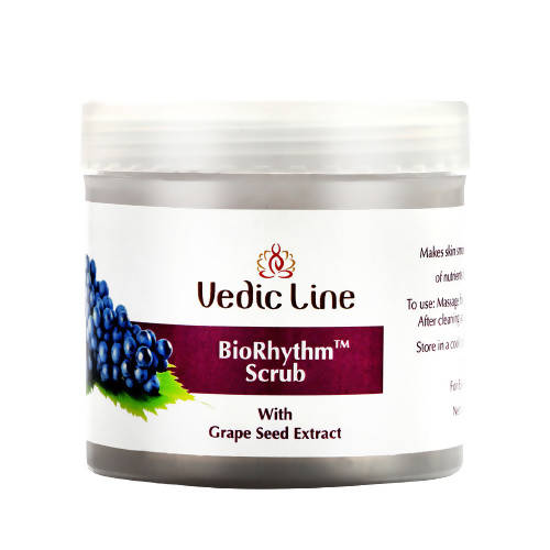 Vedic Line Bio Rhythm Scrub with Grape Seed Extract - BUDEN