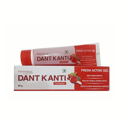 Patanjali Dant Kanti Fresh Active Gel (80 GM) - BUDNE