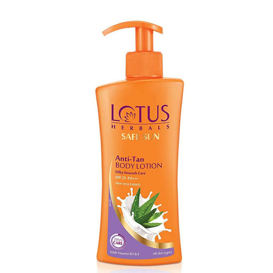Lotus Herbals Safe Sun Anti-Tan Body Lotion SPF 25 PA+++ - BUDNE