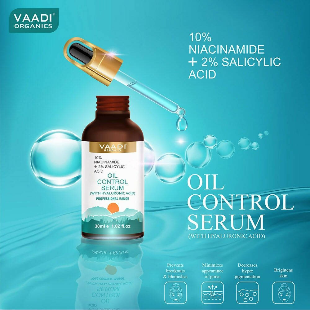 Vaadi Herbals Oil Control Serum With 10 % Niacinamide & 2% Salicylic Acid