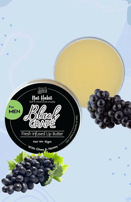 Nat Habit Black Grape Lip Butter - BUDNE