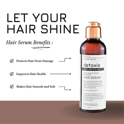 Detoxie Dry & Damage Repair Sun Block Hair Serum