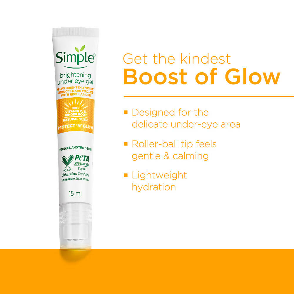 Simple Protect N Glow Vitamin C Brightening Under Eye Gel