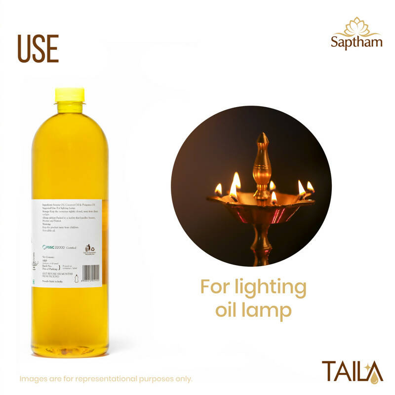 Saptham Taila 100% Natural Lamp Oil