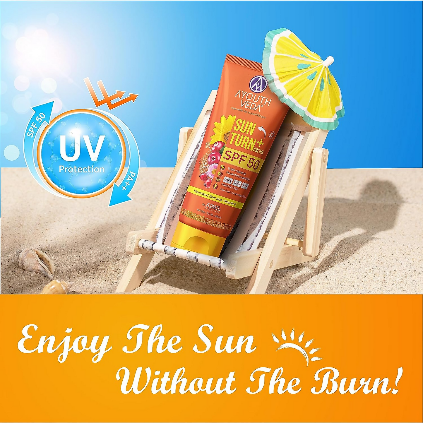 Ayouthveda Sunturn with SPF 50