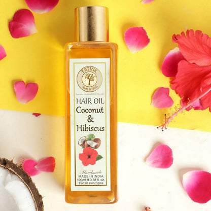 Tatvik Ayurveda Hair Oil - Coconut & Hibiscus