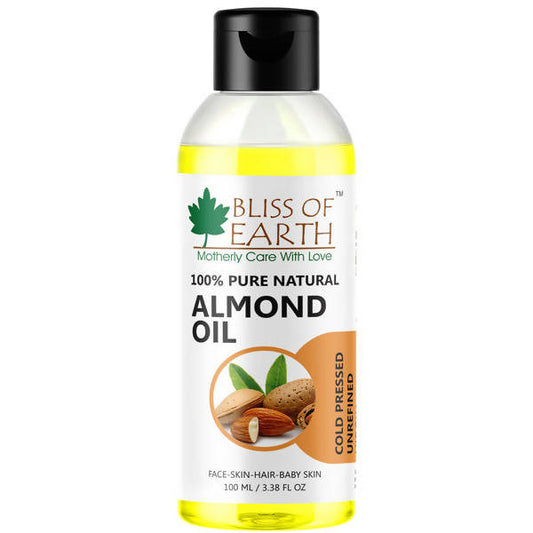 Bliss of Earth 100% Pure Natural Almond Oil - buy in USA, Australia, Canada