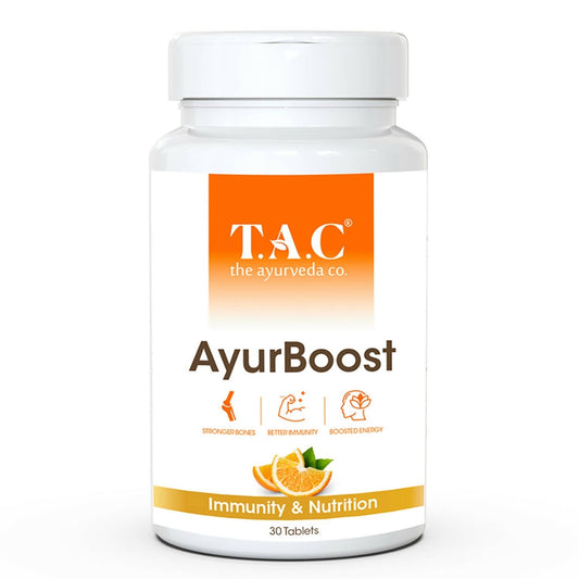 TAC - The Ayurveda Co. AyurBoost Tablets for Stamina and IM for Women & Men - BUDEN