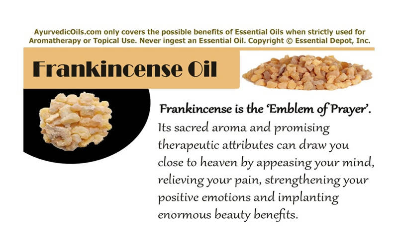 Tamas Pure Ayurveda 100% Organic Frankincense Essential Oil - USDA Certified Organic