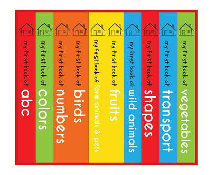 Wonder House Books My First Mini Library : Boxset of 10 Board Books