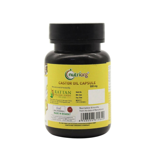 Nutriorg Castor Oil Soft Gel Capsules